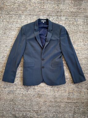Express Men's Slim Fit Dark Navy Two-Button Sport Coat